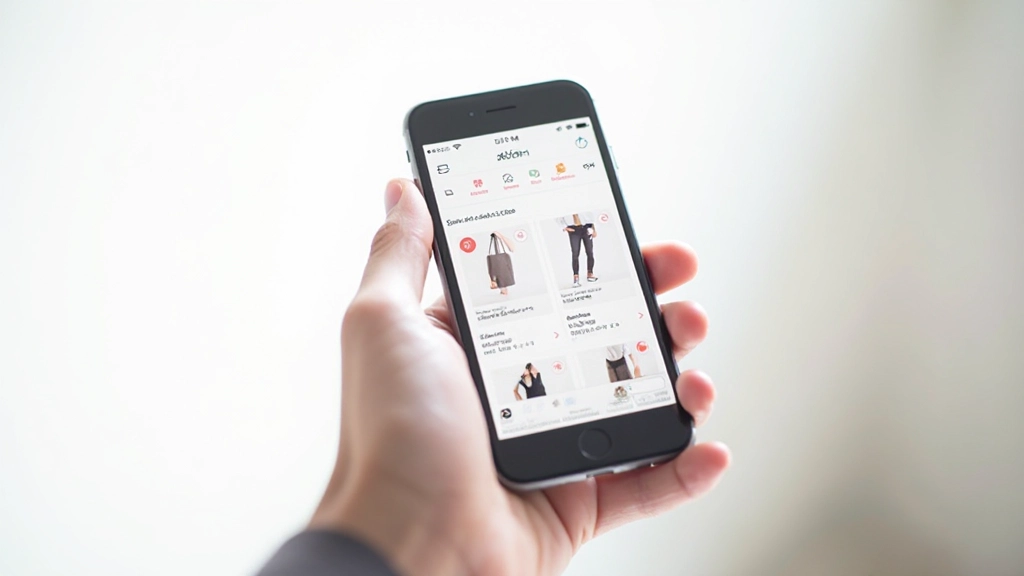 Moderný dizajn mobilného obchodu na smartfóne s katalógom produktov a rozhraním nákupov